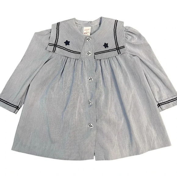 Vintage R-Gee Sailor dress and coat set Size 2T - Picture 4 of 12